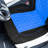 Diamond Stitched Flat Cloth Car Seat Covers Full Set-87289357