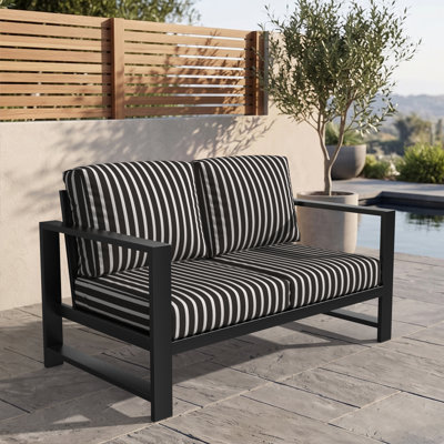 Causeuse d'extérieur avec coussins Sunbrella® Trasdamad