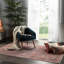 Tapis oriental rose / bleu clair lavable à la machine-1776456848