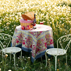 Red Barrel Studio® Leana Floral Cotton Tablecloth & Reviews | Wayfair