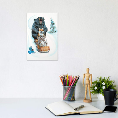 The Big Hill by Holly Simental - Wrapped Canvas Print