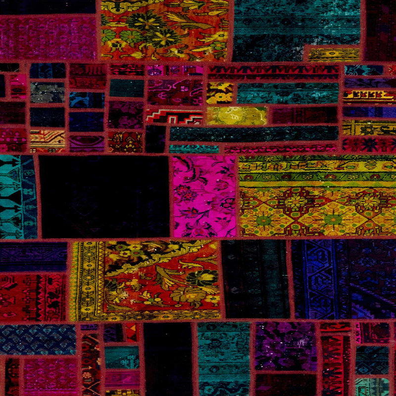 Abstract Indoor Rug, Square 3'