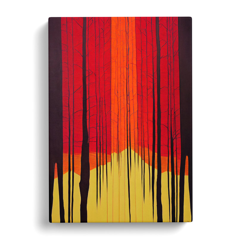 African Forest Vol.1 - Wrapped Canvas, 50cm H x 35cm W x 3cm D