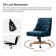 Vail 38.5'' H Farmhouse Tilting Task Chair with Solid Wood Base and Button-tufted