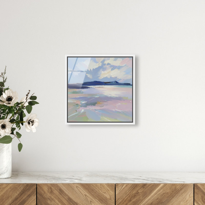 Passing Clouds Print by Oliver Gal, 13" H x 13" W, White Floater Frame