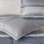 Ensemble d'édredon 7 pièces jacquard bleu marine-117539260