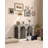 Wooden Dog Crate Furniture TV Stand, Indoor Dog Kennel for Small/Medium/Large Dogs, End Side Table Dogs Crates, Anti-Chew, Anti-Escape, Arched Door Design-782254585-777740576