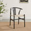 Betul Round Dining Table With 4 Carlton Wishbone Wood Dining Chairs - Elegant Scandi Inspired