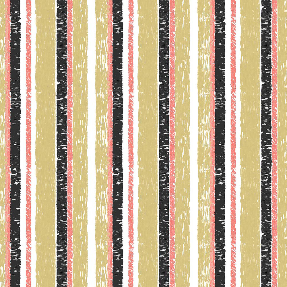 Glascock Peel & Stick Striped Roll Millwood Pines