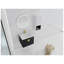 Meuble-lavabo mural 24 po avec lavabo en céramique et armoire d'appoint en châtaignier noir ou blanc-129885174