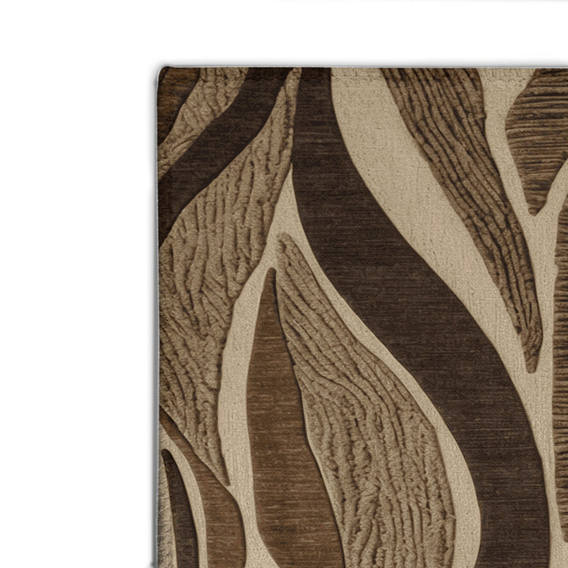 Tapis d'intérieur et d'extérieur brun Nature, Rectangulaire 8 pi x 10 pi