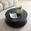 Table basse ronde en fibre de verre