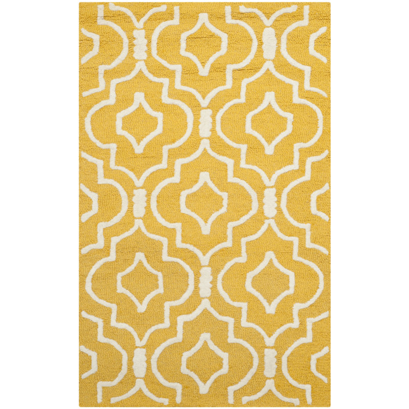 Tapis en laine touffeté à la main Cannen, Rectangle 4 pi x 6 pi