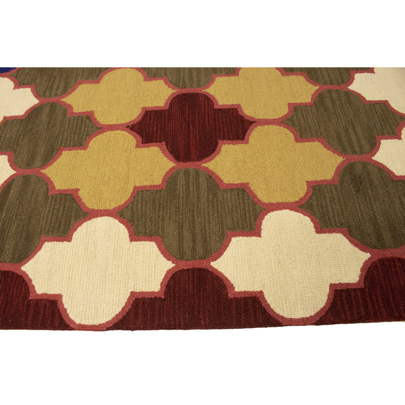 Wool Geometric Indoor Rug