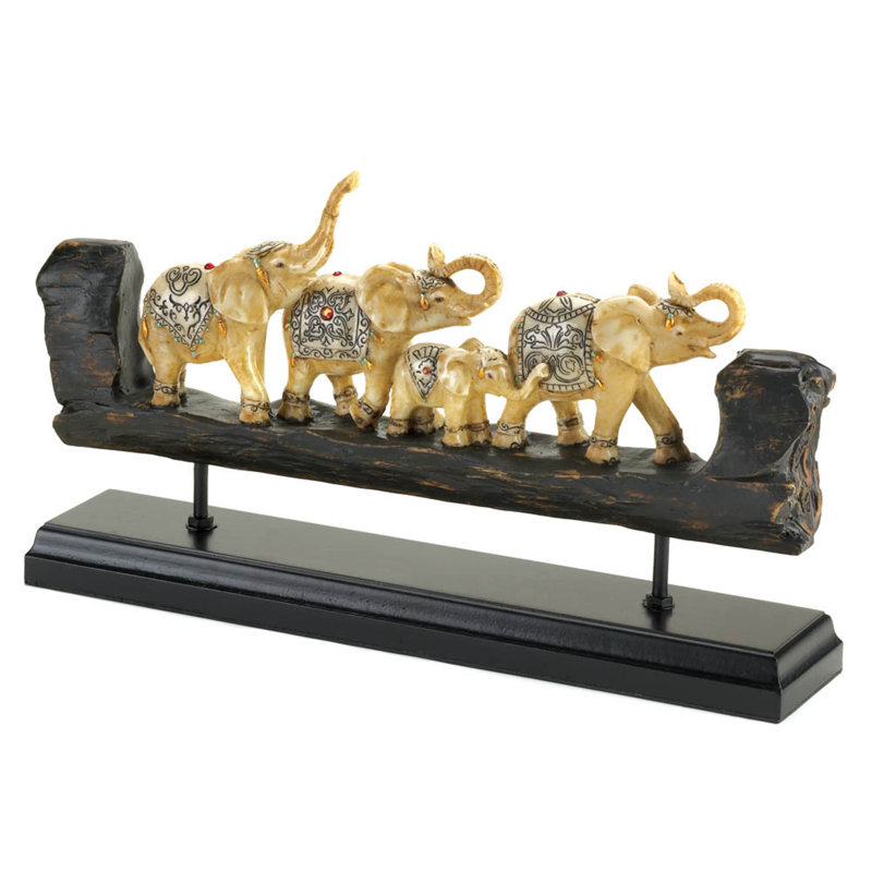 Figurine Maida Elephant Family
