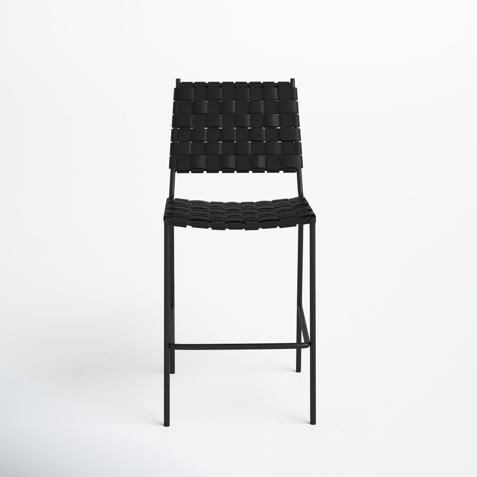 Ryland 26" Bar Stool, Black, Black