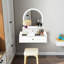 Ensemble de coiffeuse avec miroir Tunnelhill