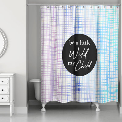 Clontarf Geometric Shower Curtain