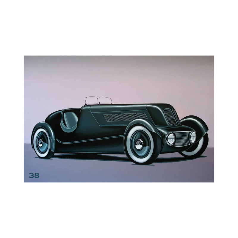 Edsel Ford Model 40 Special Speedster 1934 by Paul Meijering - Wrapped Canvas Gallery-Wrapped Canvas Giclée
