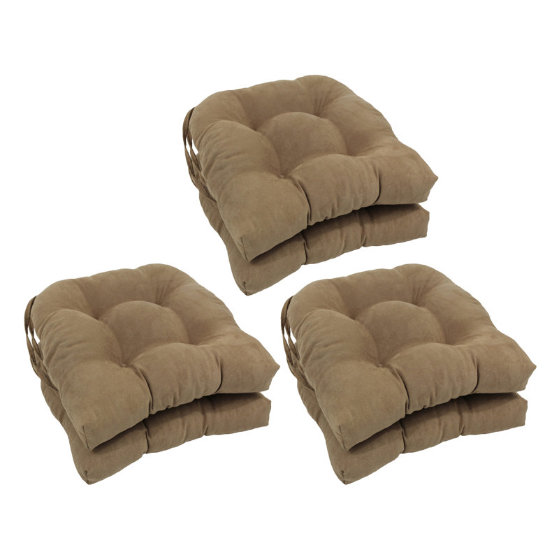 Outdoor 3.5'' Dining Chair Seat Cushion, Java