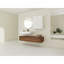 Spacious And Stylish Wall-Mounted Bathroom Vanity With Durable Resin Sink And Abundant Storage Options