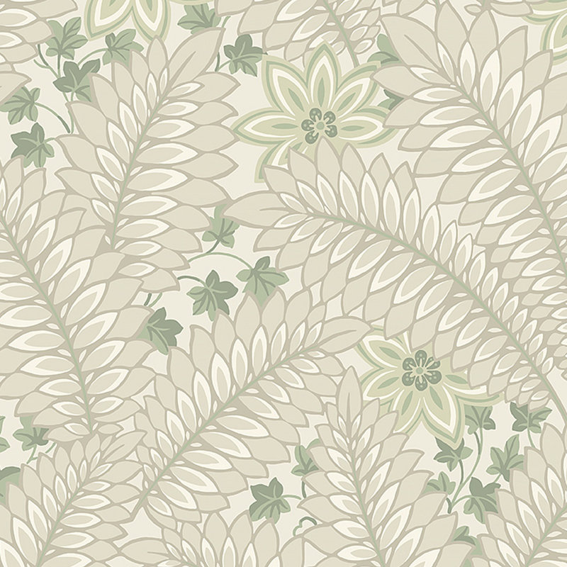 Boråstapeter Hidden Ivy Wallpaper, Beige