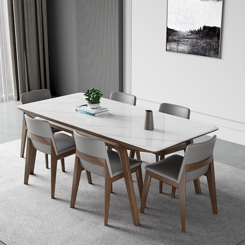 Ensemble de salle à manger Nordic, H 29,5 po x L 62,9 po x l 31,4 po