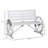41" Gray Wooden Wagon Wheel Bench, Rustic Outdoor Furniture, Weather Resistance, , 2 Seat, Fir Wood Furniture Design With