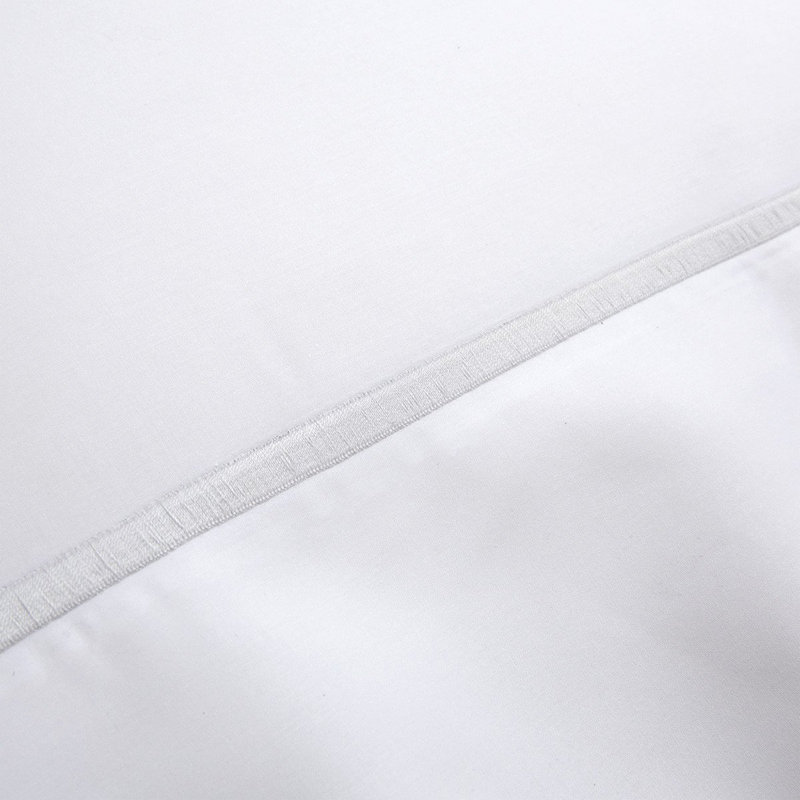 Athena Bedding, Twin Duvet Cover, Blanc
