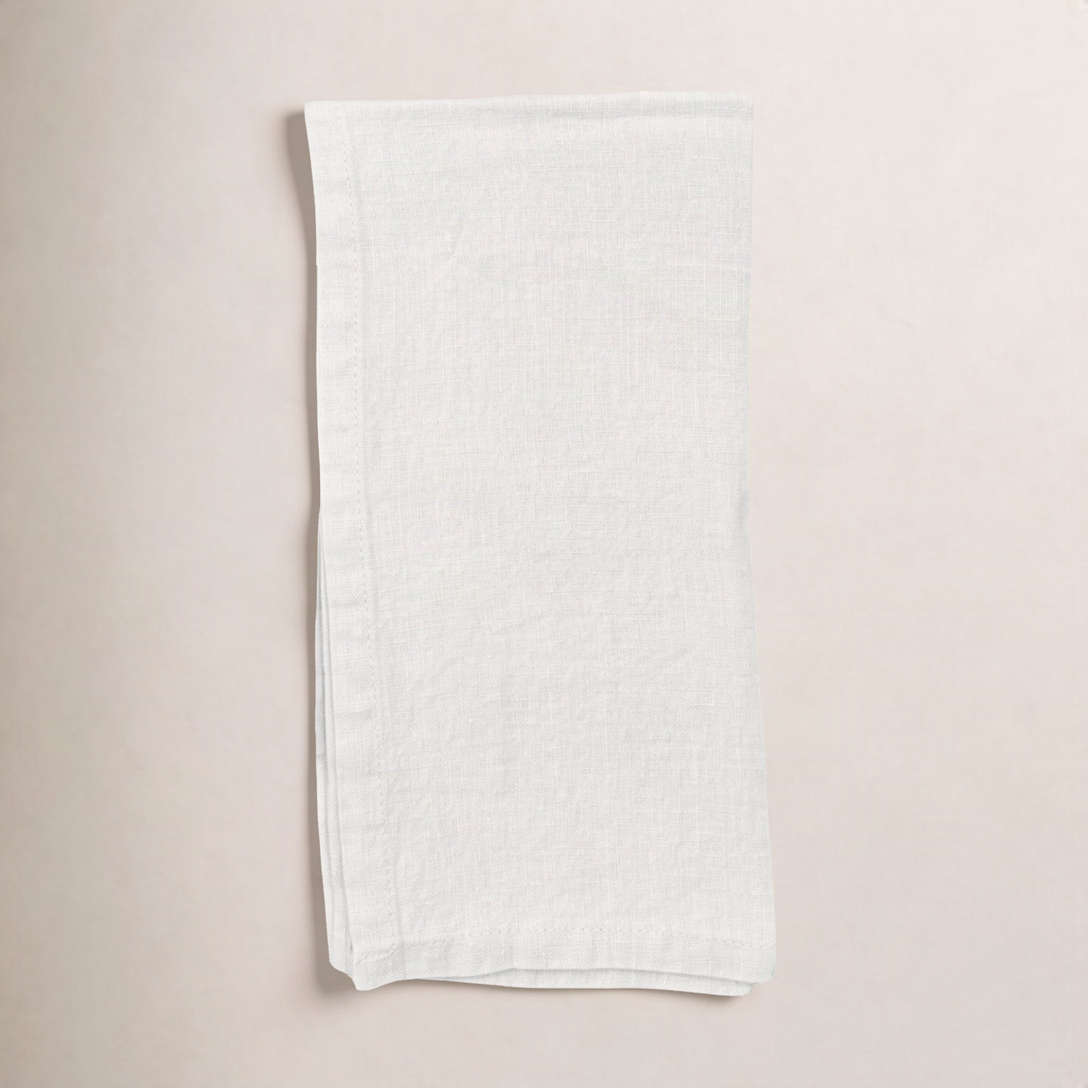 Stonewashed Linen Napkin, White