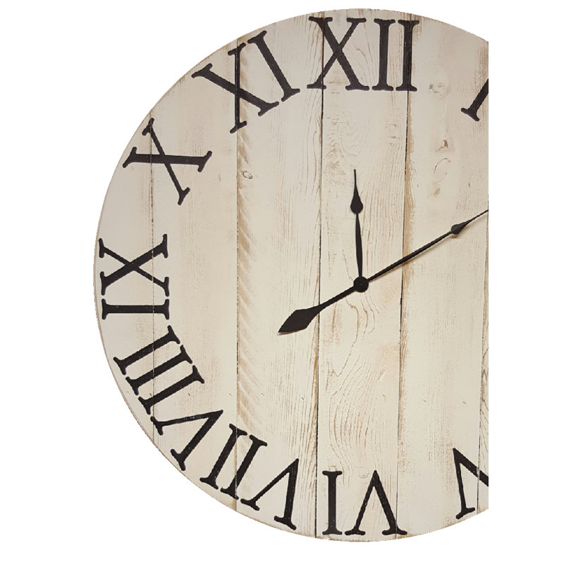 Mascolo Wood Wall Clock, Large