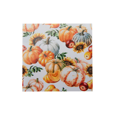 20 Pack Luncheon 3 Ply Napkin Pumpkin Sunflower- Set of 6