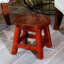 Repose-pieds Shyloh, tabouret en bois-826482797