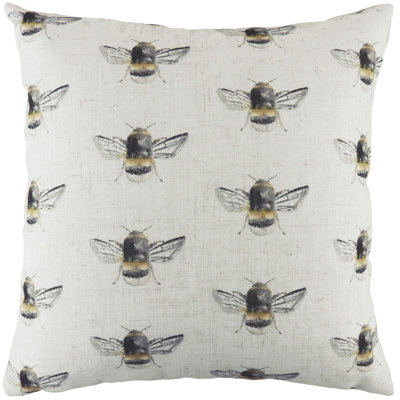 Freemont Abstract White Square Throw Cushion