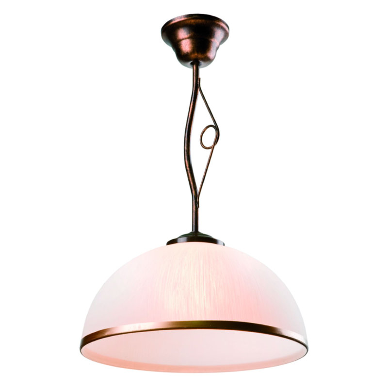 Zana 1 - Light Dome Pendant, Brown, Gold