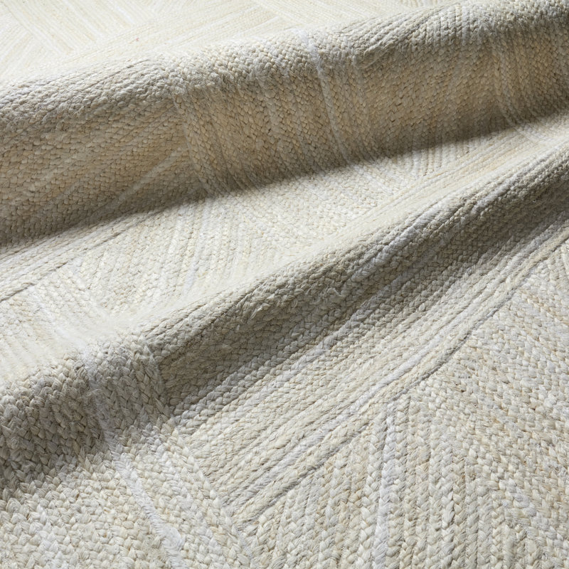 Dawes Natural Trellis Ivory Area Rug (5'X8'), Runner 2'6" x 9'