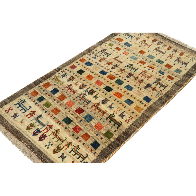 One-of-a-Kind 2'8" X 4'11" Hand Knotted Area Rug