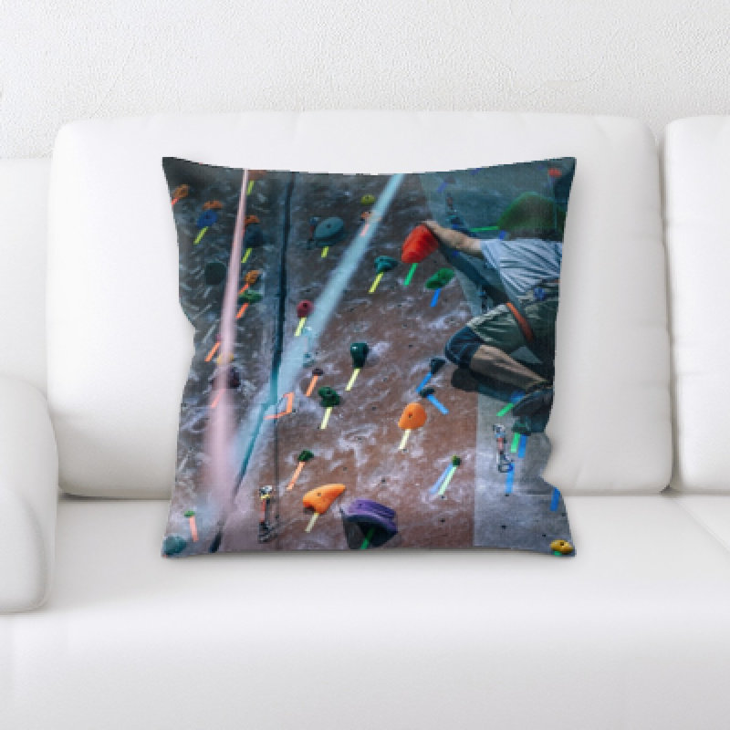 Housse et insert de coussin carré d'escalade
