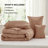 Bedsure Pinch Pleat Comforter Set Boho Bed-in-A-Bag Bedding Set with  Pillowcases for All Season-105529495-105529498