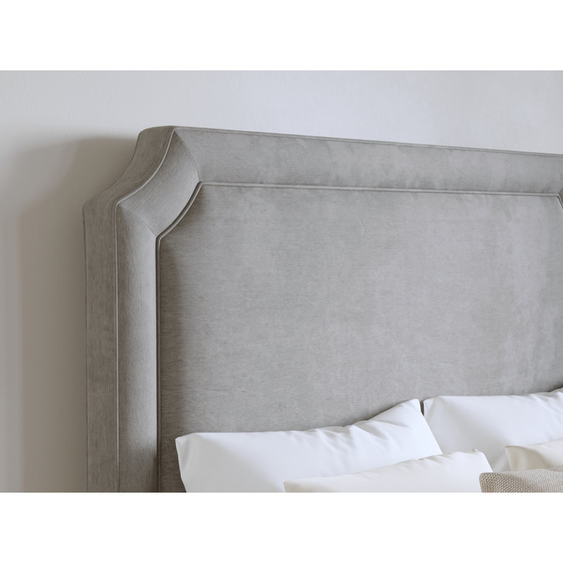 Lit tapissier standard Lehmann, Grand, Grey