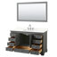 Ensemble de meuble-lavabo simple autoportant 48 po avec plateau en quartz Deborah-92725631-92725632-92725628