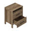 Table de chevet 2 tiroirs 22,7 po Pruitt-1293806191-1225226561