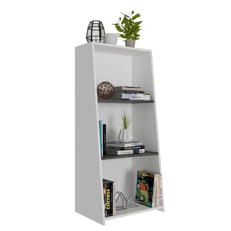 Dennielle 3 Shelf Bookcase
