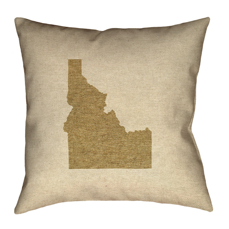 Housse de coussin Katelyn Smith Idaho, 20 po x 20 po, Or