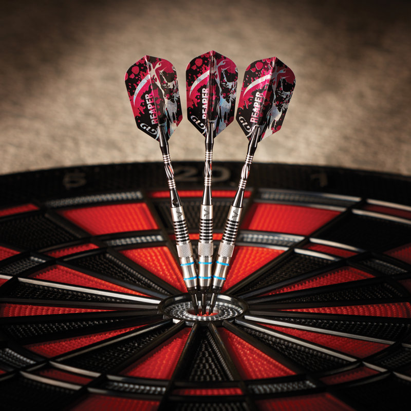 Viper Grim Reaper Soft Tip Dart, 9 Black and Blue Rings