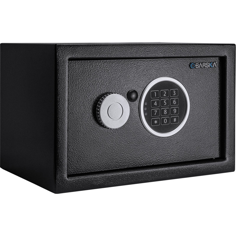 0.41 Cu. ft Digital Keypad Security Safe, 7.87" H x 12.2" W x 7.87" D