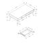 Table basse rectangulaire