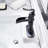 Single-Hole Single-handle Bathroom Faucet with Drain Assembly-72243848