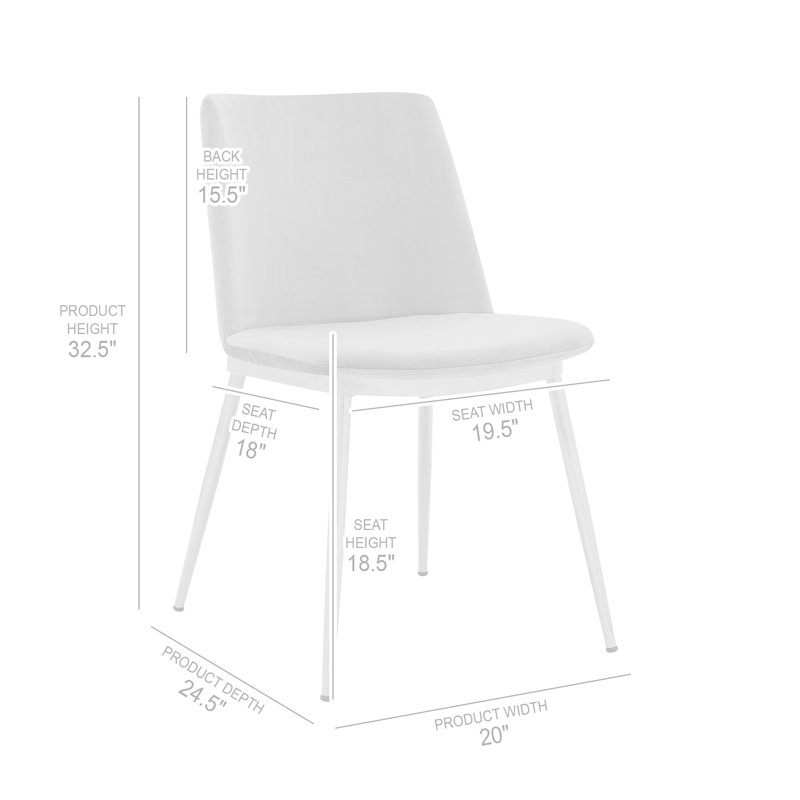 Chaise d'appoint Tortez, Bleu