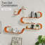 Stylish Metal Floating Shelves for Customized Wall Displays (Set of 3)-103535071